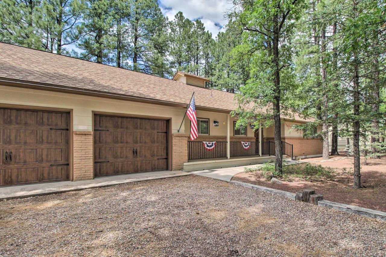 Pinetop Creekside Cabin Secret Game Room! Exterior photo